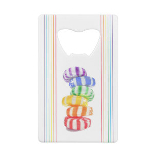 Ouverture de bouteille de la carte de crédit RAINB