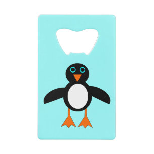 Ouverture de bouteille de pingouin mignon
