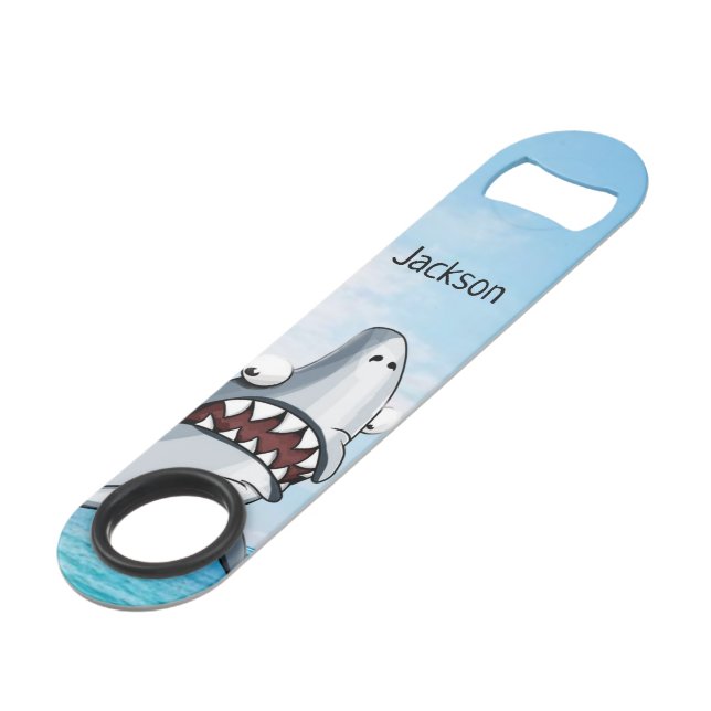 Ouverture de bouteille de vitesse requin (Devant angulaire)