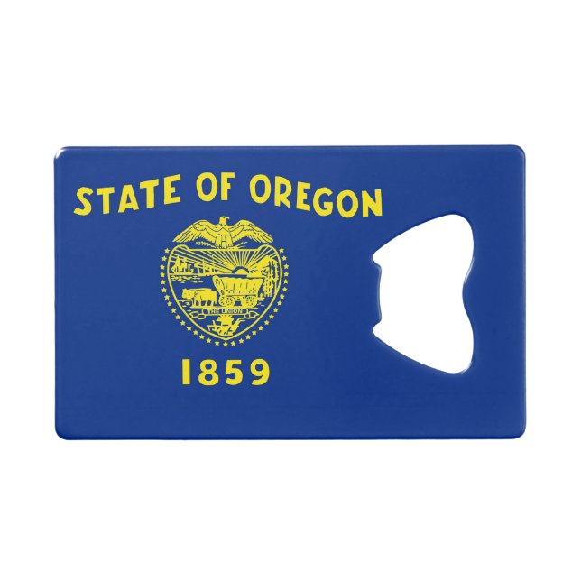 Ouverture de bouteille en acier avec drapeau de l' (Devant (Horizontal))