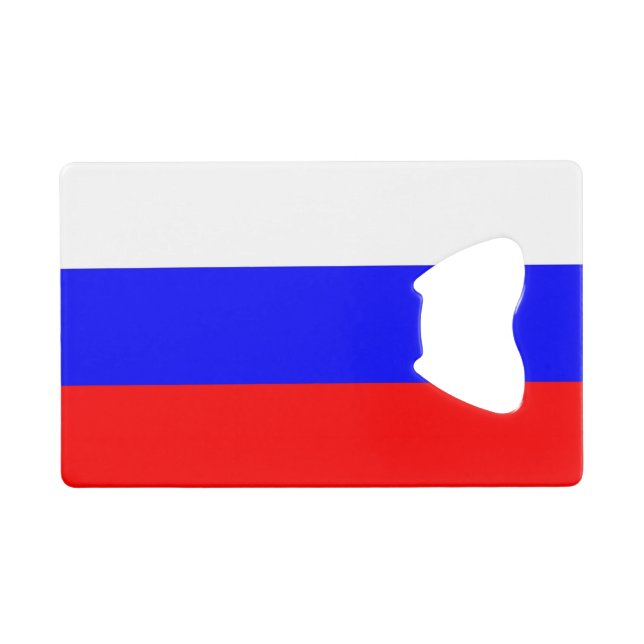 Ouverture de bouteille en acier avec drapeau de la (Devant (Horizontal))