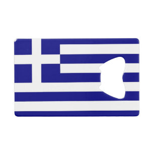 Ouverture de bouteille en acier avec drapeau de la
