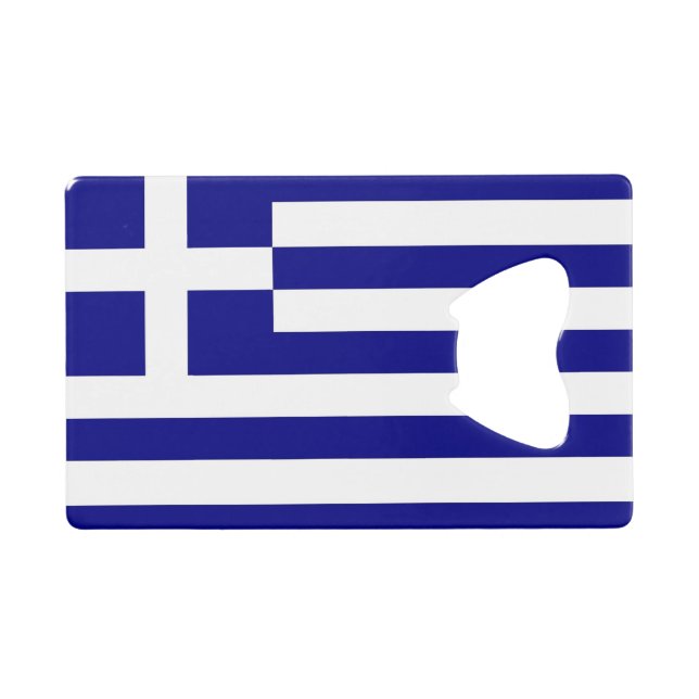 Ouverture de bouteille en acier avec drapeau de la (Devant (Horizontal))