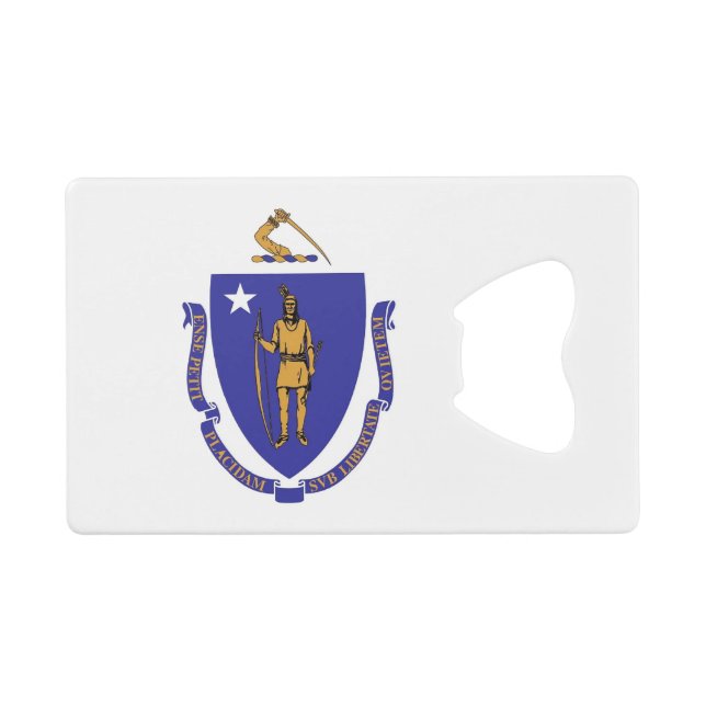 Ouverture de bouteille en acier avec drapeau Massa (Devant (Horizontal))