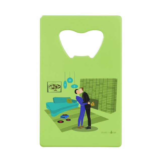 Ouverture de bouteille en acier inoxydable rétro G (Devant)