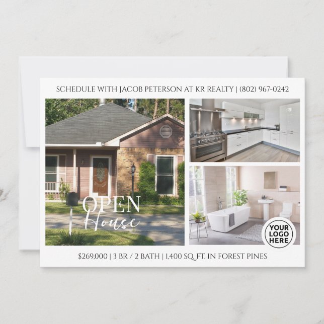 Ouverture | Immobilier immobilier Invitation Flyer (Devant)