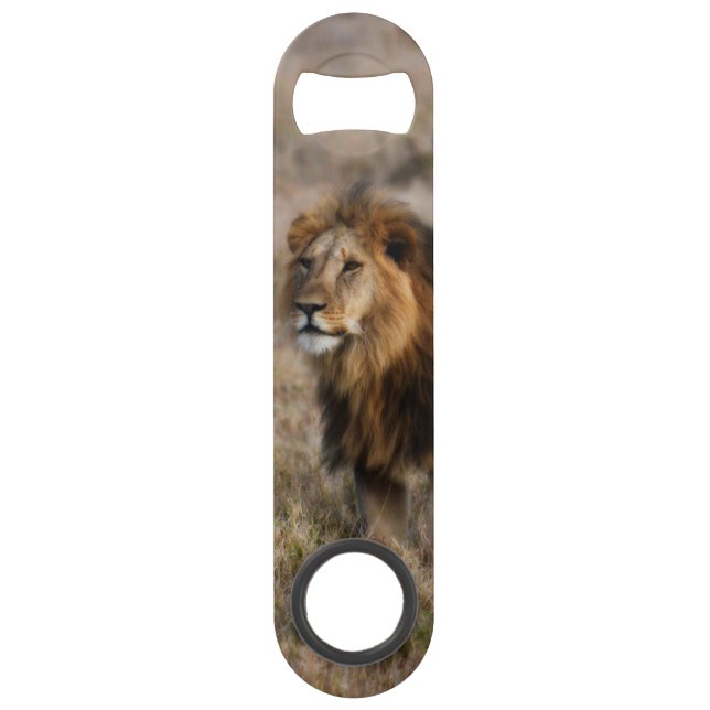 Ouvrage de bouteille de vitesse de lion africain (Dos)