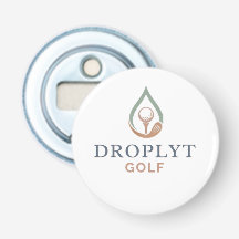 Ouvre-bouteille à bouton de golf Signature Droplyt