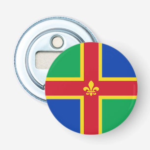Ouvre-bouteille avec drapeau du Lincolnshire