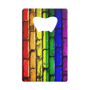 Ouvre-bouteille bouteille PRIDE Brique Arc-en-ciel