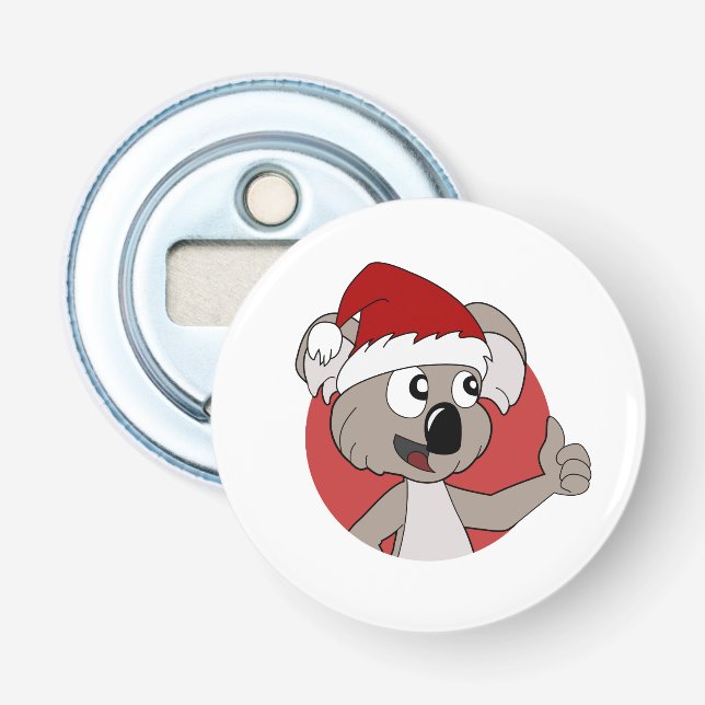 ouvre-bouteille de koala Noël (Devant)
