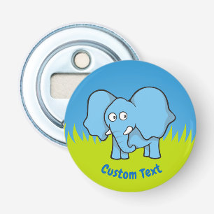 ouvre-bouteille en bleu éléphant