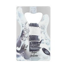 Ouvre-bouteille guitare monogrammé