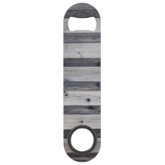 Ouvreur de bouteille en bois gris de vitesse de