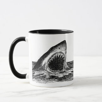 OUVREZ la grande tasse de concepteur de requin