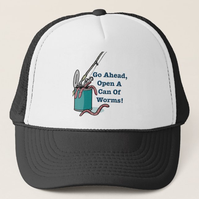 Ouvrez une boîte de casquette de vers (Devant)