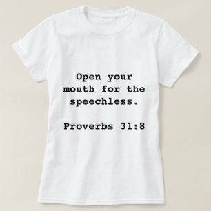 Ouvrez votre bouche pour le T-shirt des femmes