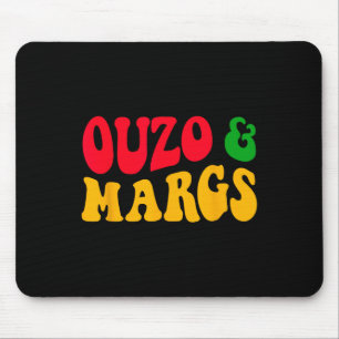 Ouzo And Margs Funny Cinco De Mayo Greek Orthodox Mouse Pad