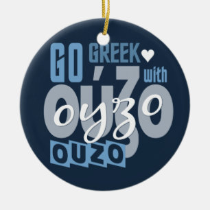 Ouzo custom ornament