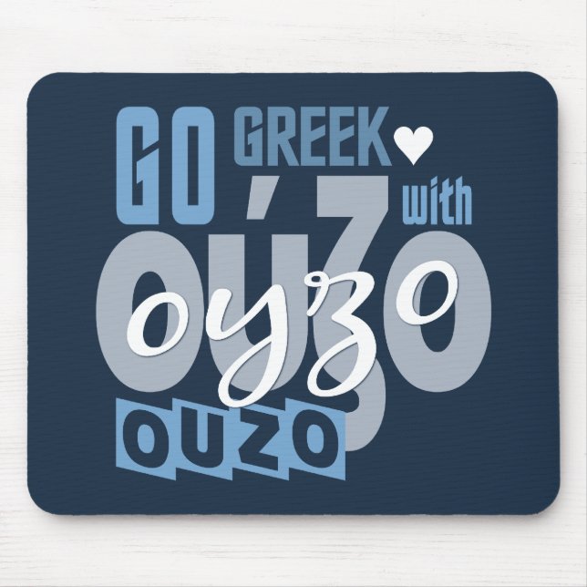 Ouzo mousepad (Front)