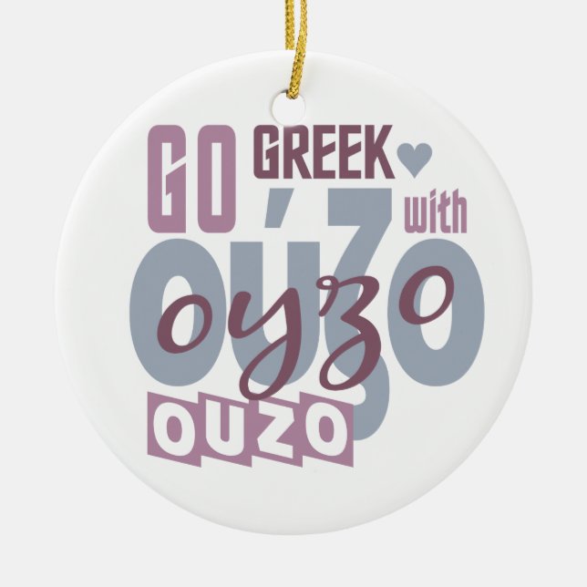 Ouzo ornament (Front)