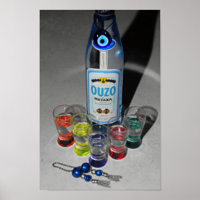 Ouzo with Friends Poster (Front)