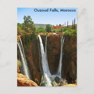 Ouzoud Falls, Morocco Postcard