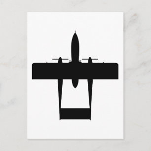 OV10 Bronco Silhouette Postcard