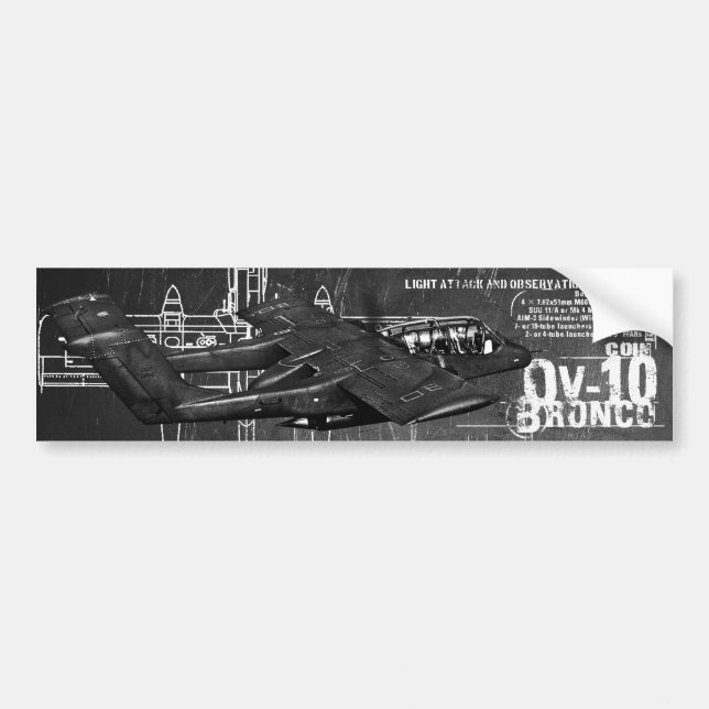 OV-10 Bronco Bumper Sticker (Front)