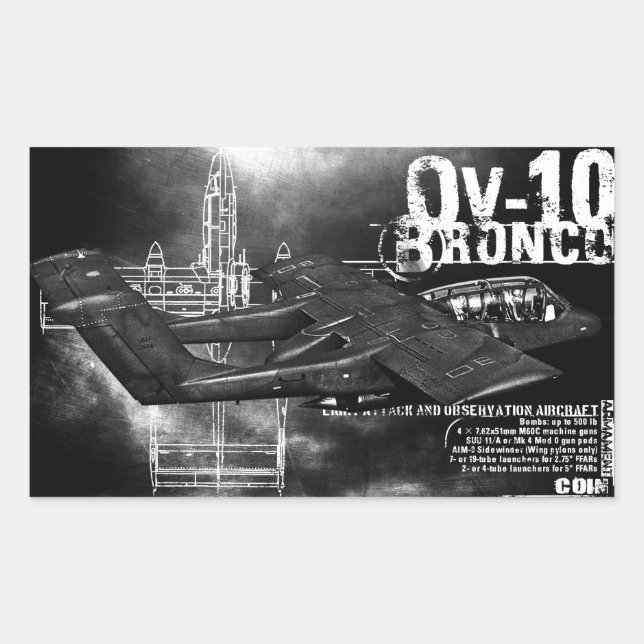 OV-10 Bronco Sticker (Front)