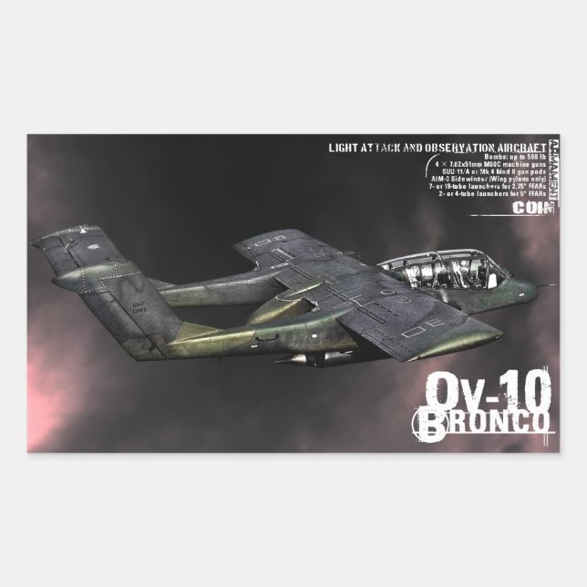 OV-10 Bronco Sticker (Front)