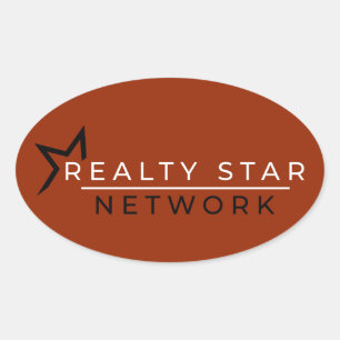 Oval Branded Sticker