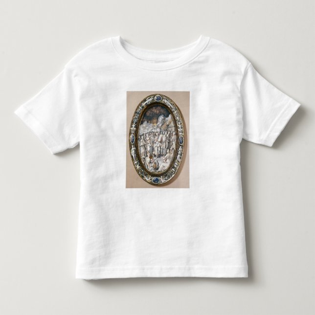 Oval dish toddler t-shirt (Front)