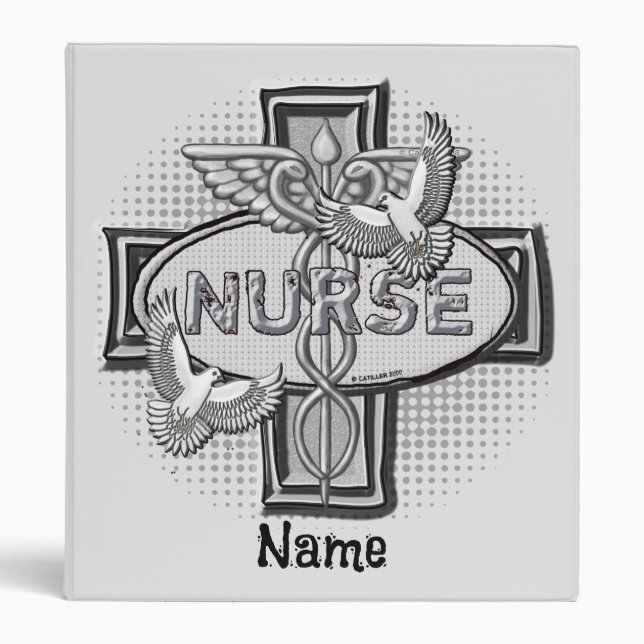 Oval doves nurse  binder (Front)