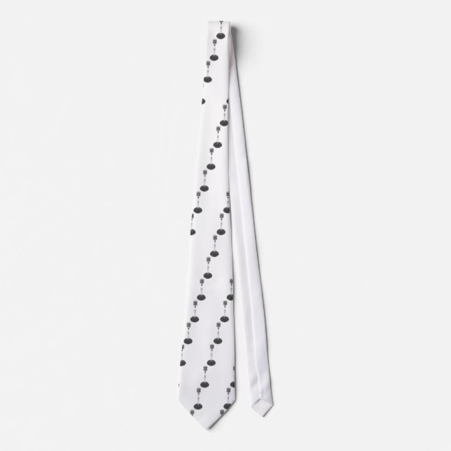 Oval microphone tie (Front)