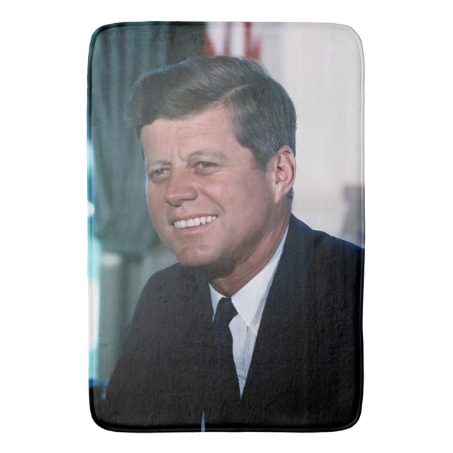 Oval Office of President John F. Kennedy Bath Mat (Front Vertical)