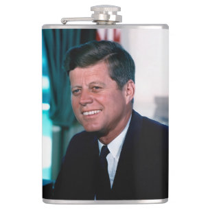 Oval Office of President John F. Kennedy Hip Flask