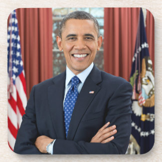 Oval Office Portrait, Obama Barack US President Coaster