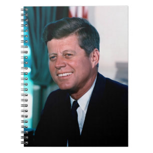 Oval Office Portrait President John F. Kennedy Notebook