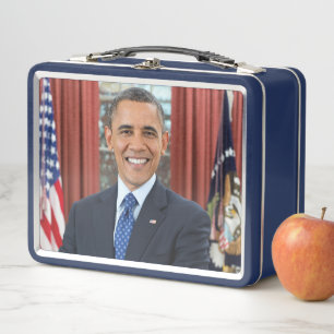 Oval Office US 44th President Obama Barack  Metal Lunch Box