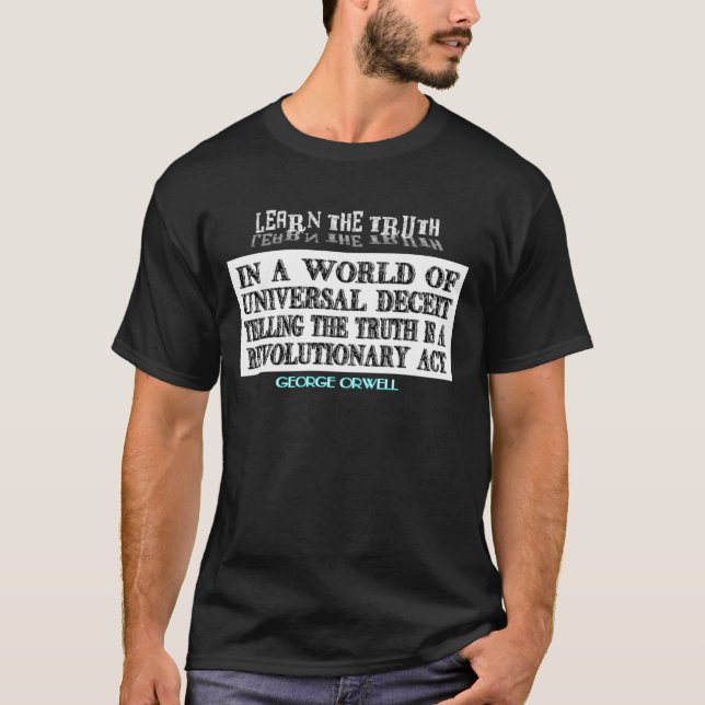 OVAL ORWELL UNIVERSAL DECEIT T-Shirt (Front)