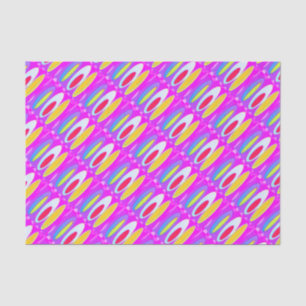 Oval pattern art in mixed colours bright modern tissue paper