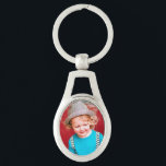 Oval Photo Keychain<br><div class="desc">Customize this lovely keychain with your own photos or graphics.</div>
