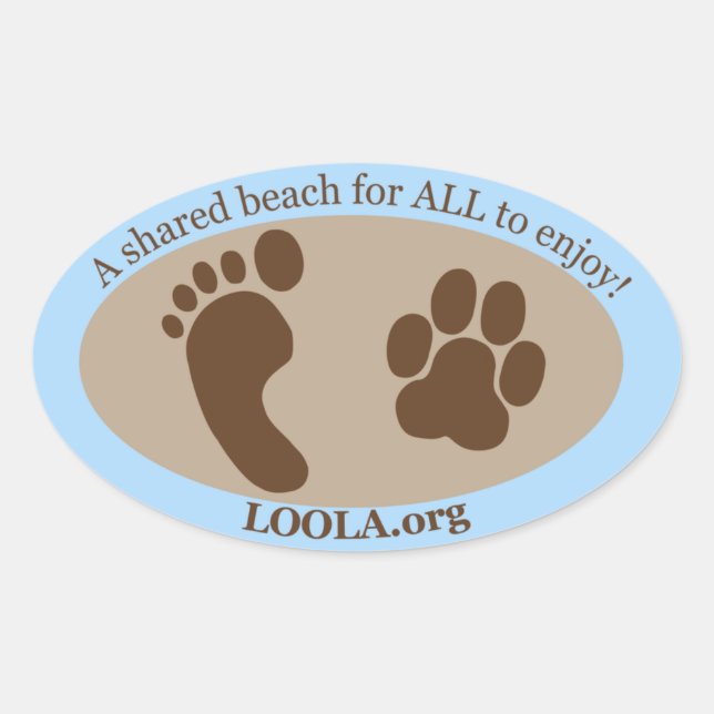 Oval Sticker: LOOLAorg Sticker (Front)