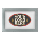 Boucle de ceinture de logo personnalisé