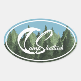 Ovale Camp Shattuck - Sticker