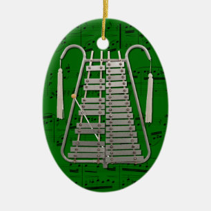 Ovale En Céramique Ornement - glockenspiel de marche - sélectionnez