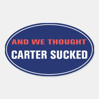 Ovale Et Nous Pensons Que Carter A Sucé Sticker