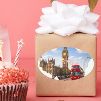 Ovale London 26.2 Marathoner Course Map Sticker