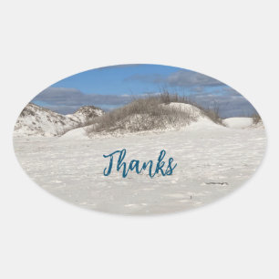 Ovale Merci Oval Sticker